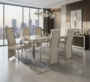 Dining Set; Six Seaters Golden Home Dining Room Set