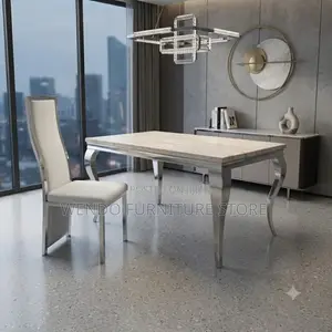 Dining Set; Six Seaters Golden Home Dining Room Set