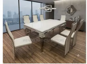Dining Set; Six Seaters Golden Home Dining Room Set