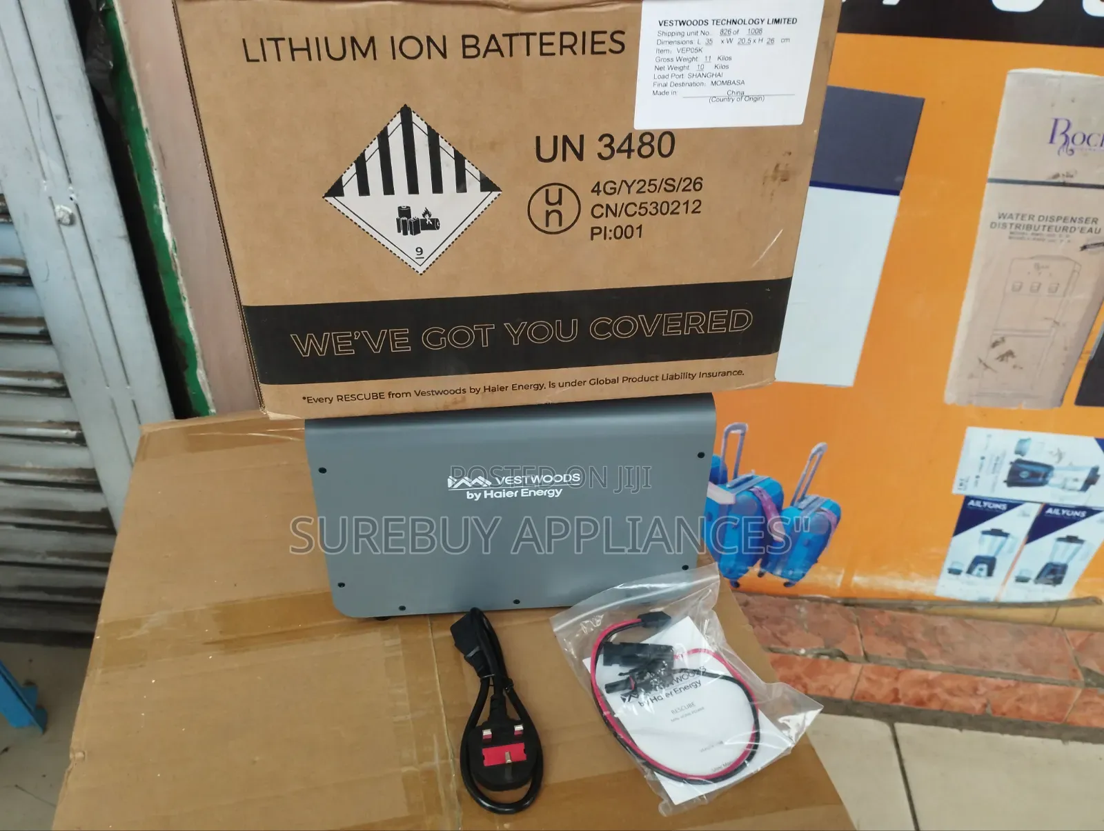 Haier Vestwood 1KW Lithium Battery for Solar Power Backup