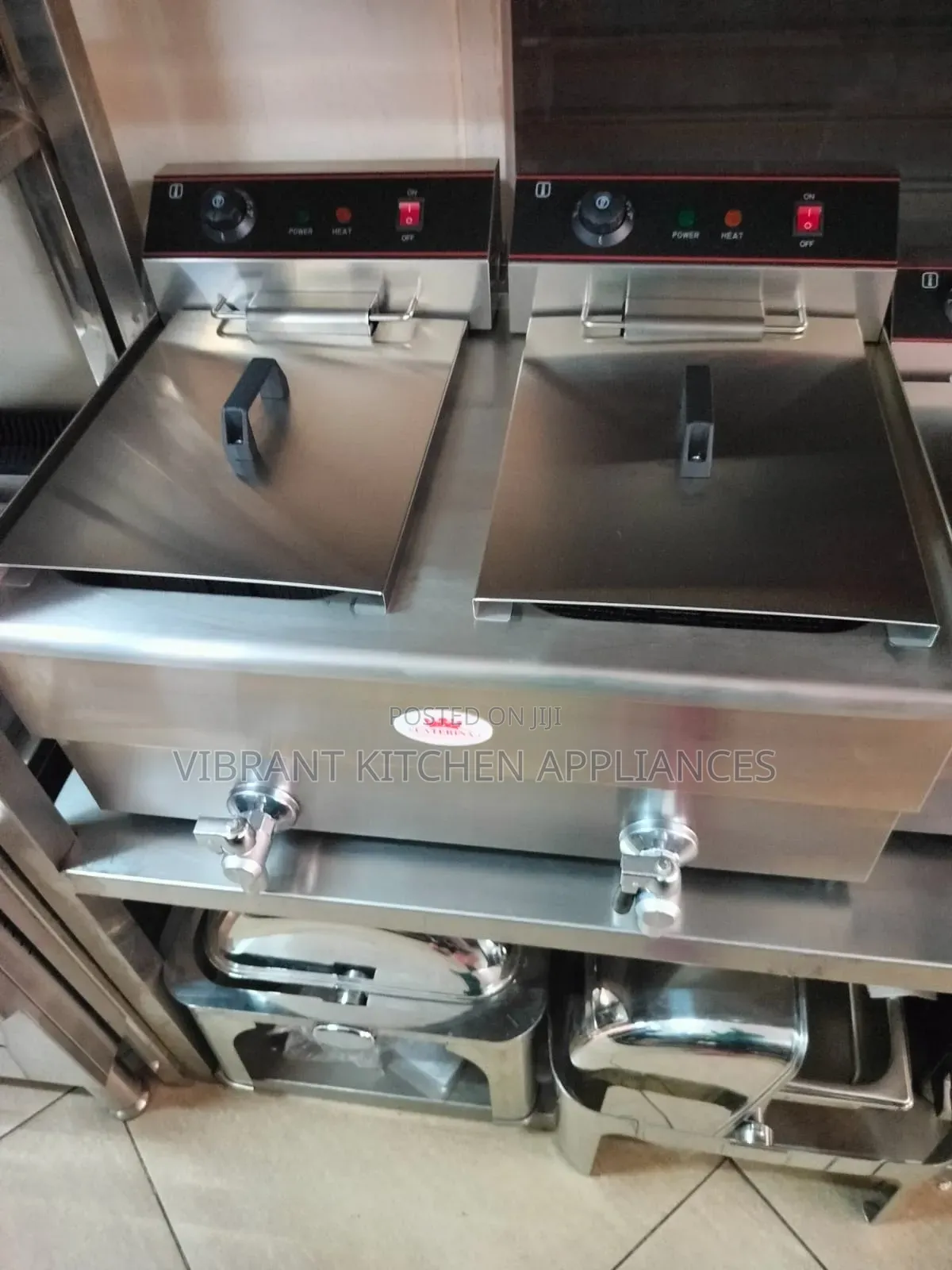 Double Deep Fryer — 17L + 17L