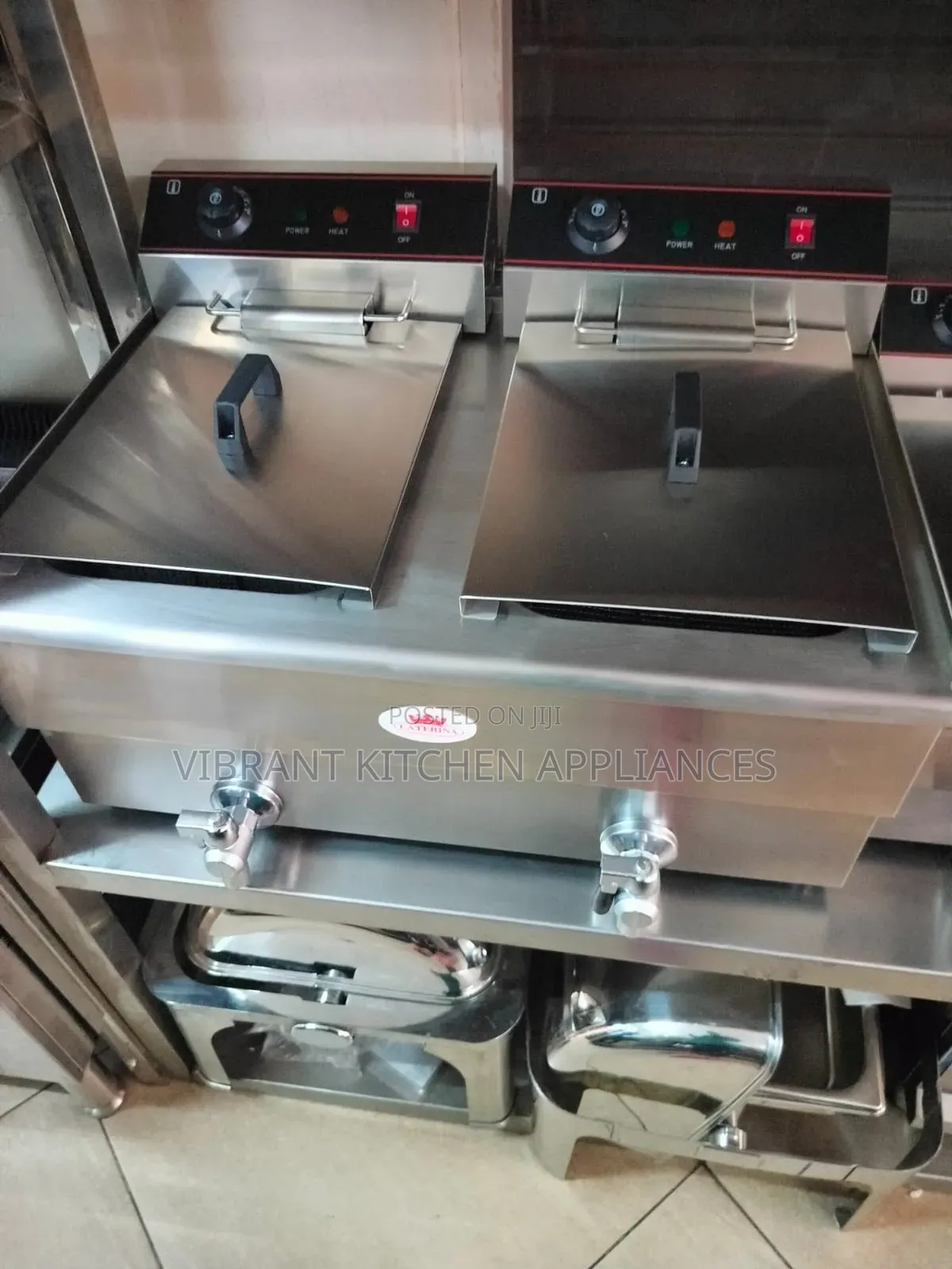 Double Deep Fryer — 17L + 17L