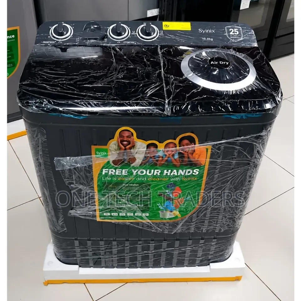 Syinix Twin Tub Top Load 10kg
Semi Automatic Washing Machine