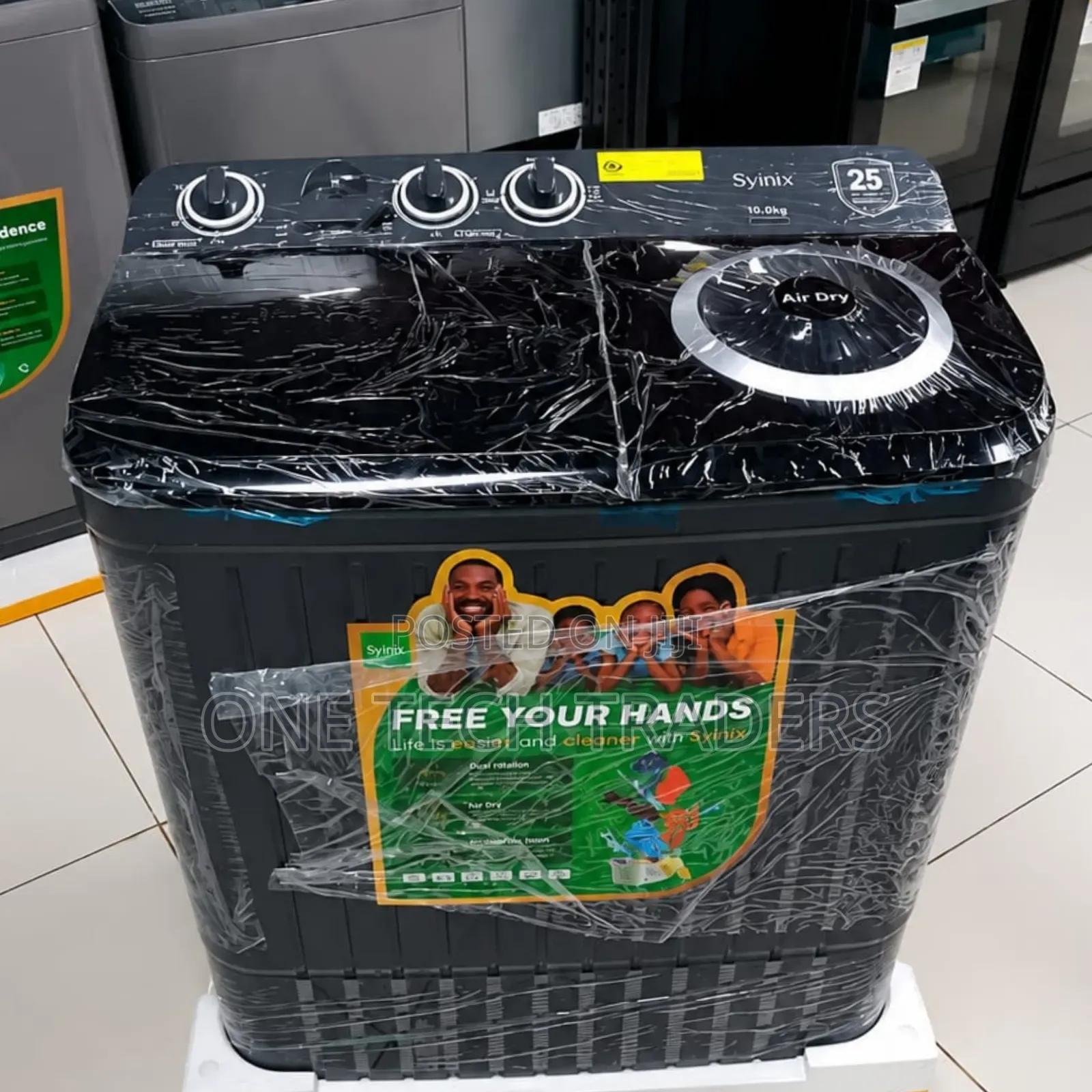 Syinix Twin Tub Top Load 10kg
Semi Automatic Washing Machine