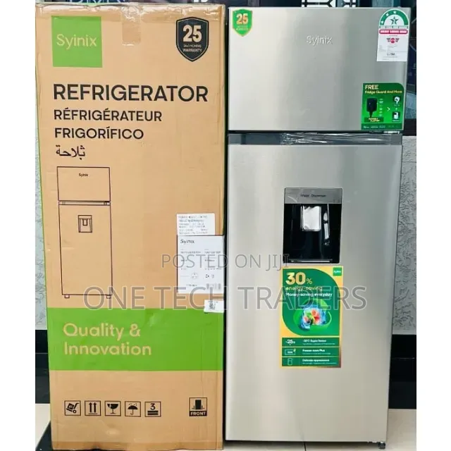Syinix Fridge 210 Litres With Inbuilt Fridge Guard