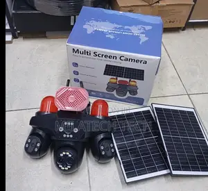 Outdoor 4G Solar Security Camera 4 Lens Two Way Audio