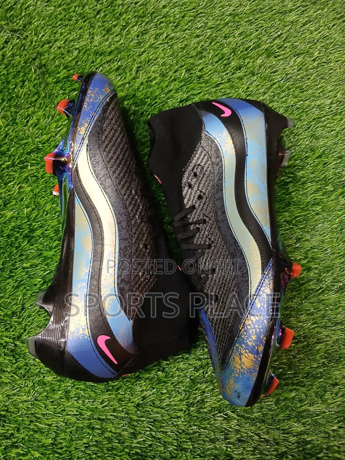 Airzoom Superfly 10 X Airmax95 Black Combo Football Cleats