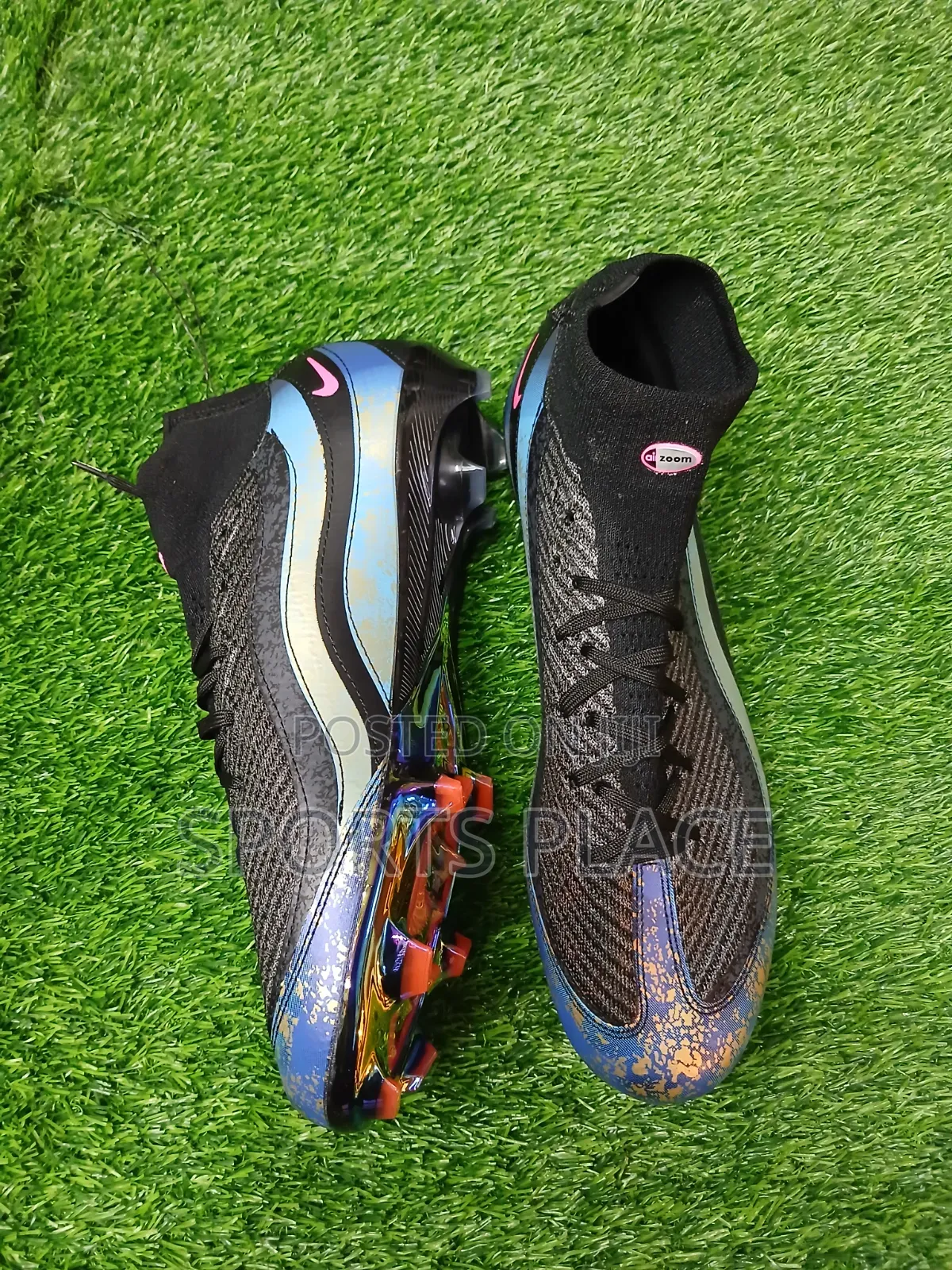 Airzoom Superfly 10 X Airmax95 Black Combo Football Cleats