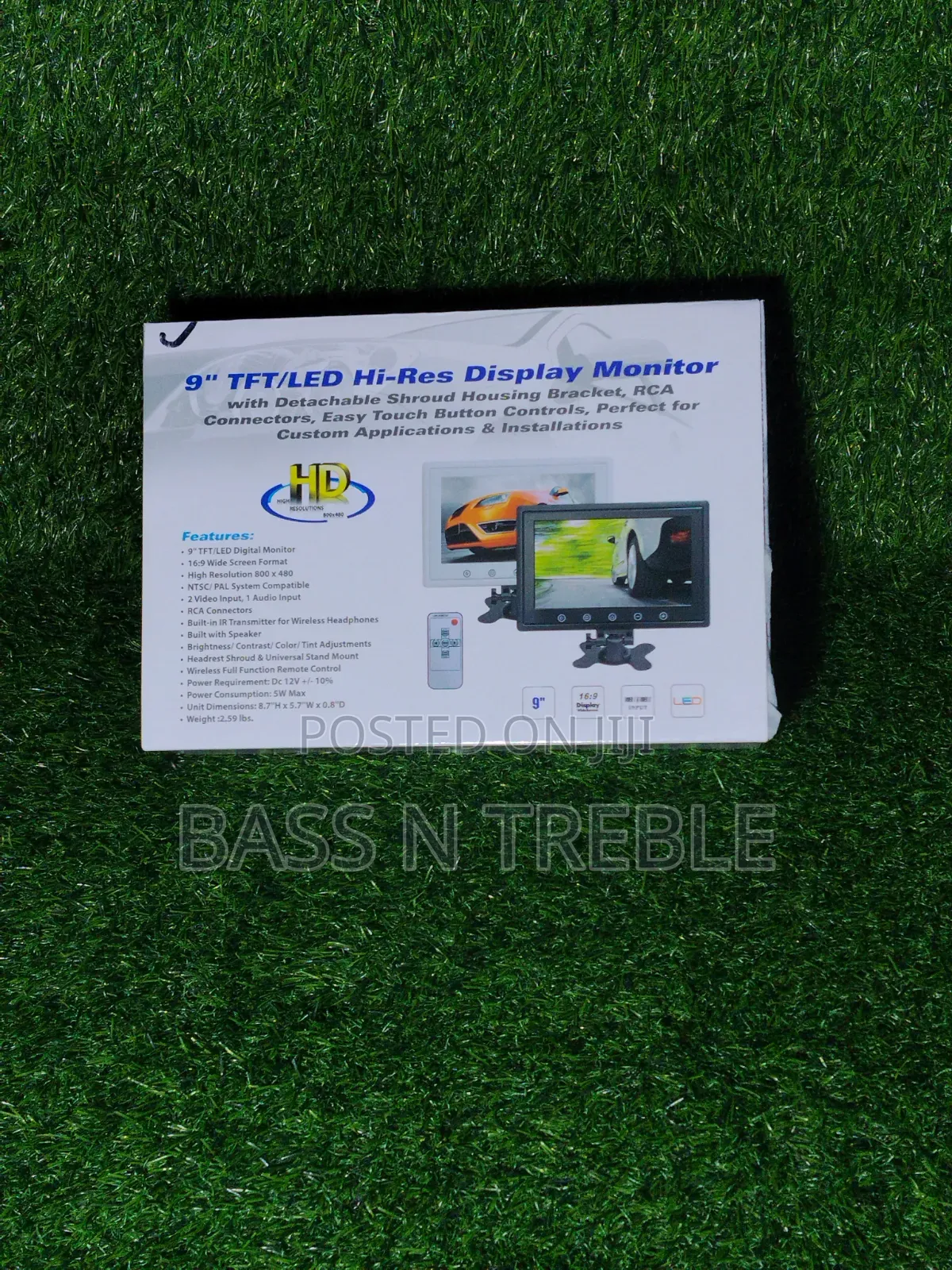 TFT Screen 9 Inches