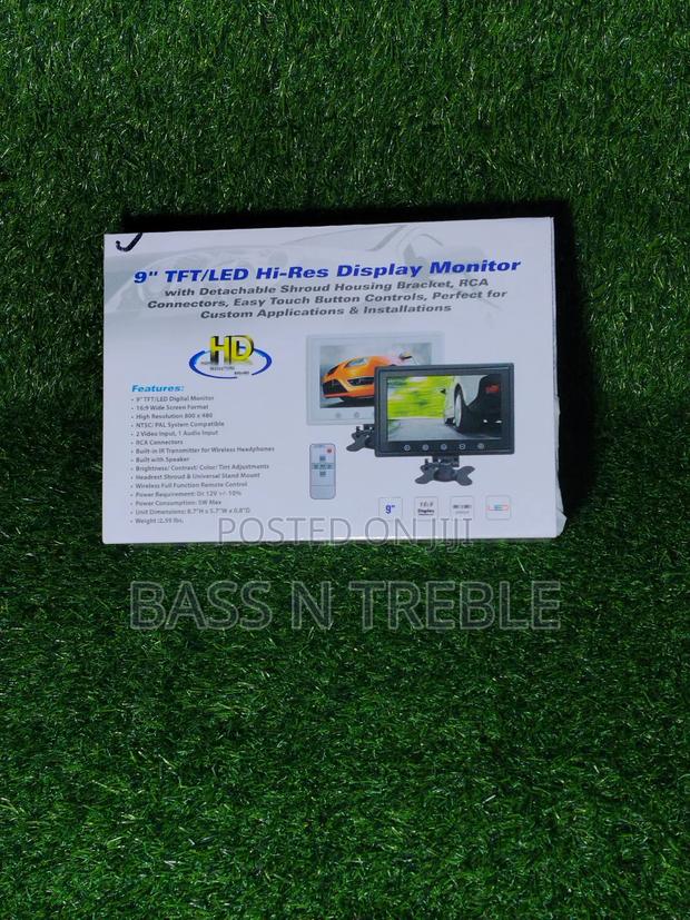 TFT Screen 9 Inches