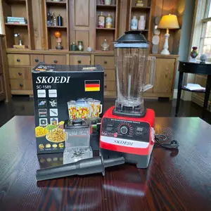 Fast Smoothie Silver Crest 2-in-1 Double Cup Blender and Grinder