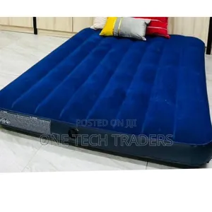 6 by 6 Intex Inflatable Mattress Comes With Free Electric Pump
