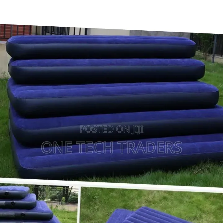 6 by 6 Intex Inflatable Mattress Comes With Free Electric Pump