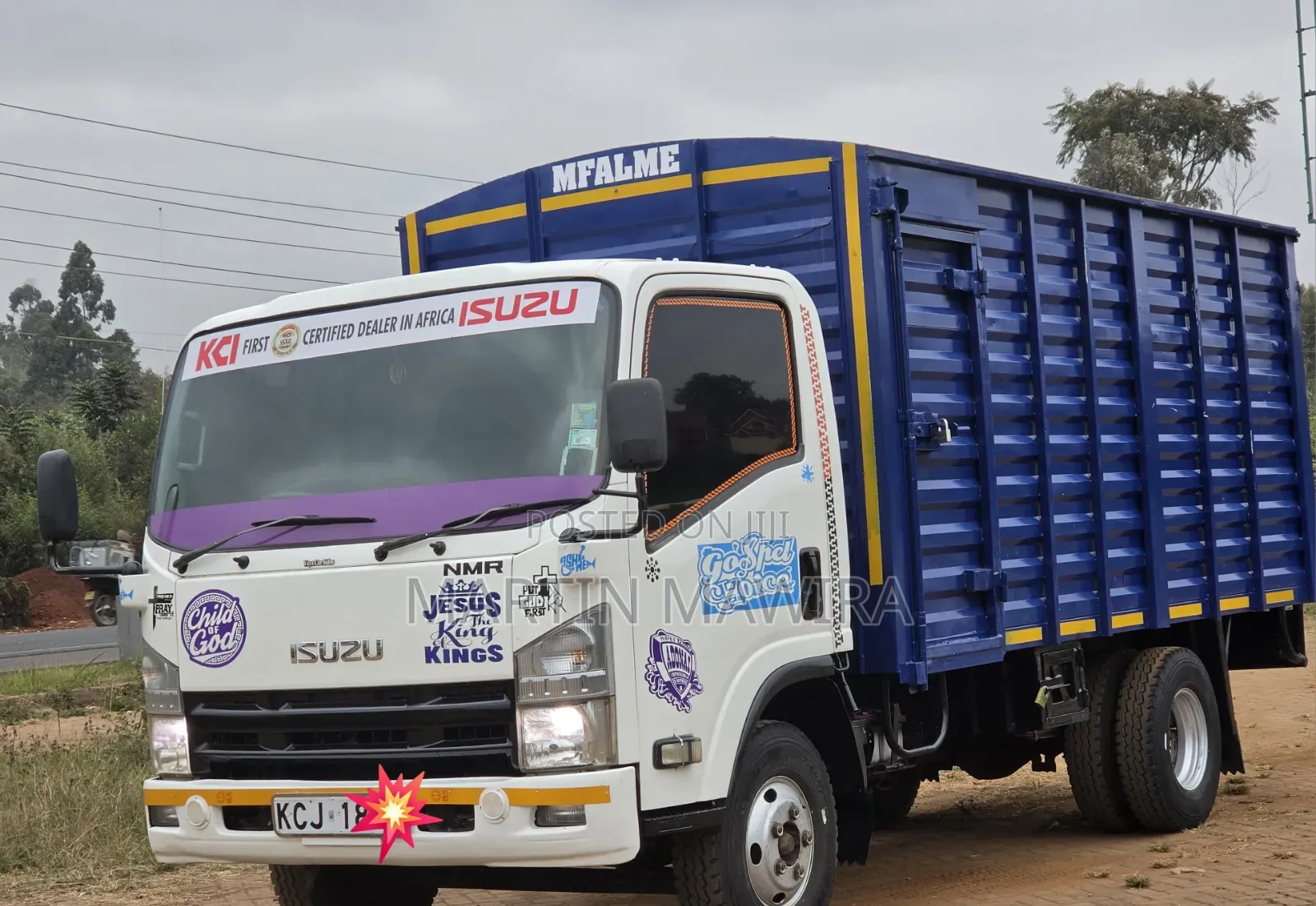 Isuzu NMR Cover Body 2008 White