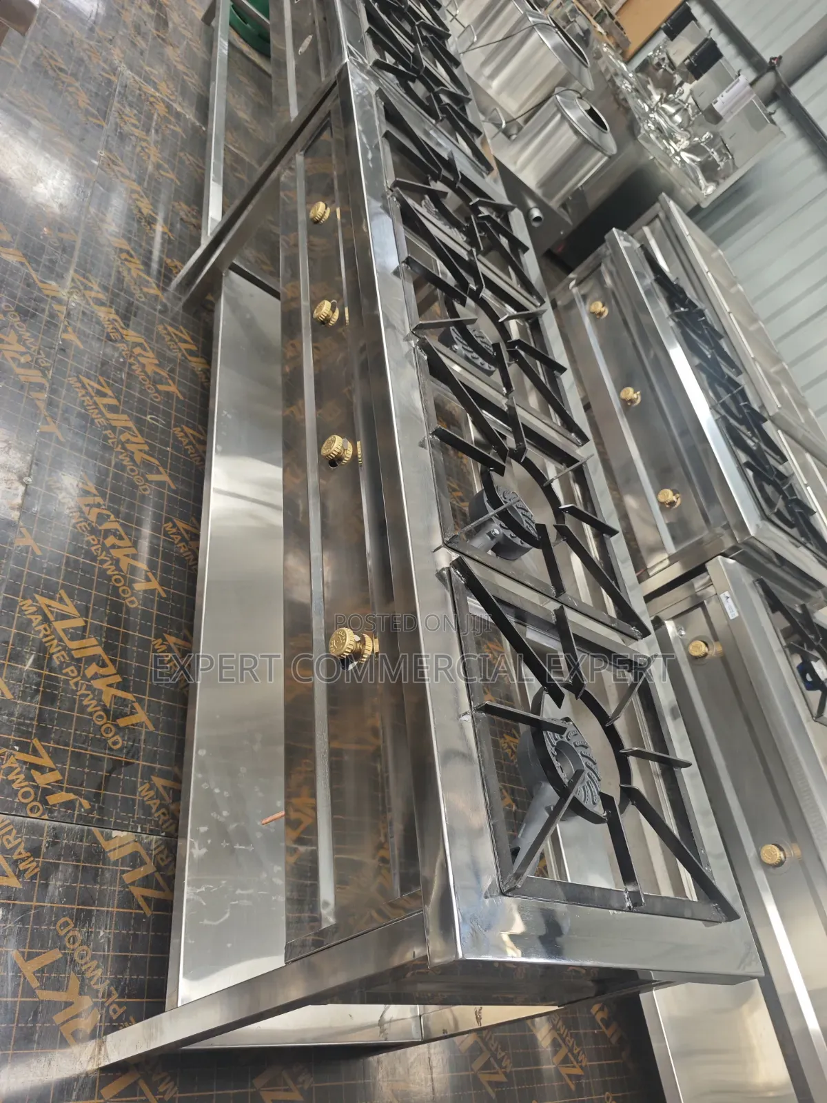 Stainless Steel Four Burner
