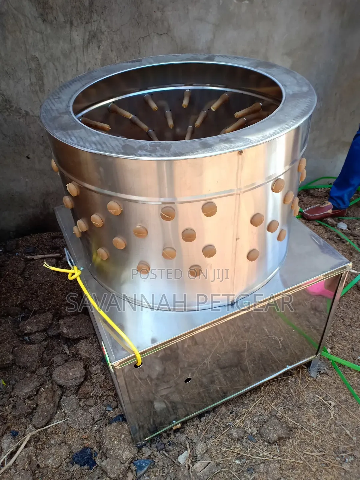 Stainless Steel Electric Chicken Plucker Machine Poultry Processing