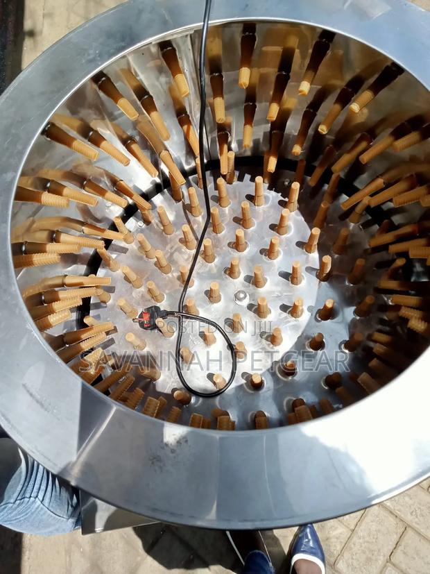 Stainless Steel Electric Chicken Plucker Machine Poultry Processing - thumbnail 2