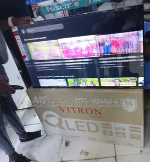 Vitron 40 Inch Smart Android QLED TV – Full HD Entertainment With S