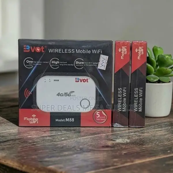 Connect Multiple Devices Bvot 4G LTE Wi-Fi Portable Pocket Mifi Router
