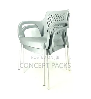 Gray Comfortable Plastic Chair.