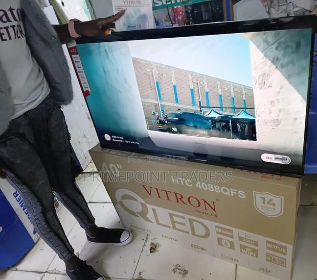 Vitron 40" Smart Android QLED Television – Smart Viewing With - main view
