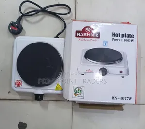 Rashnik Single Electric Hotplate Cooker – Durable, Safe Energy Effi