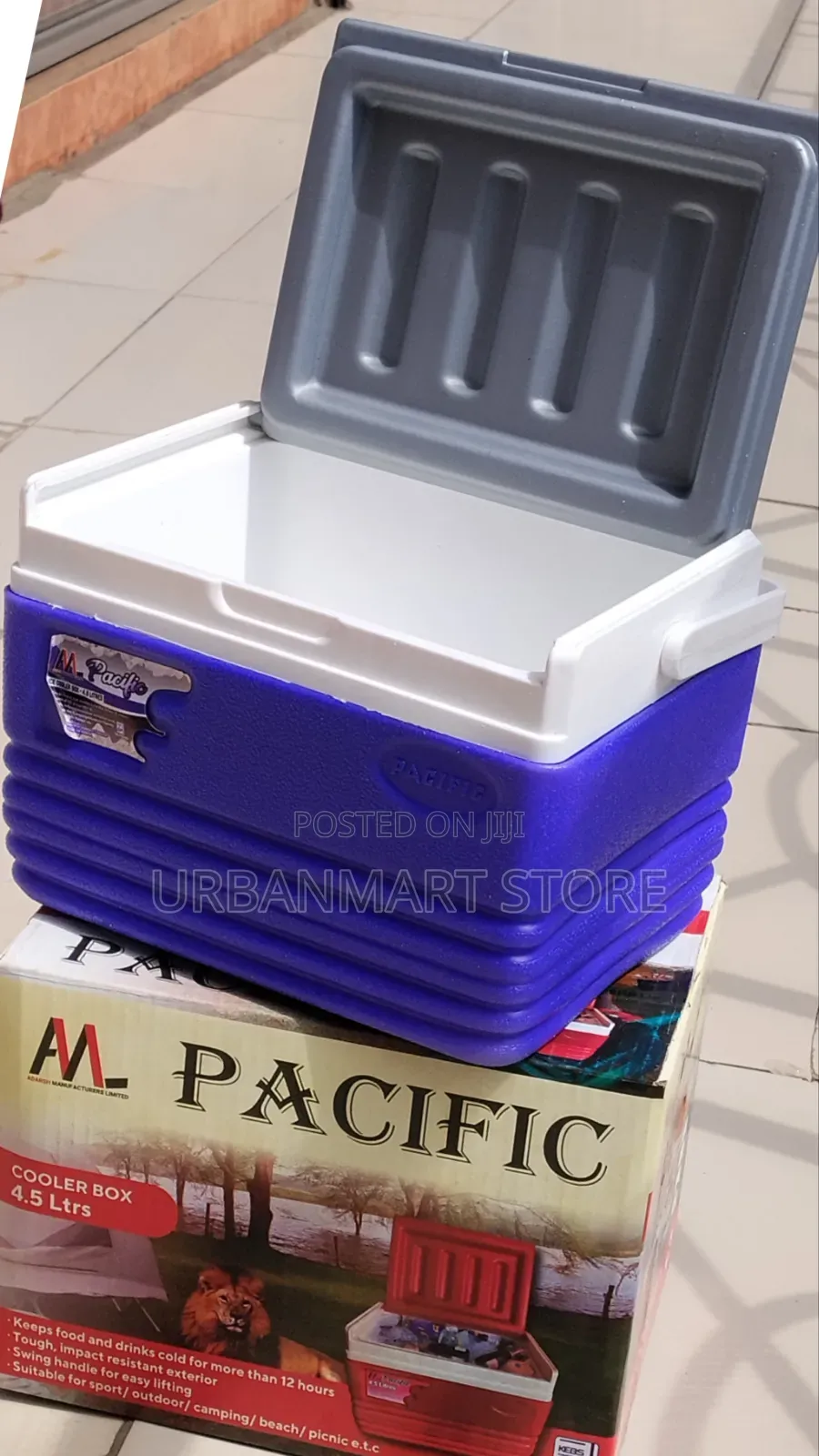 Pacific Small Cooler Box for Home Camping 4.5 Litres