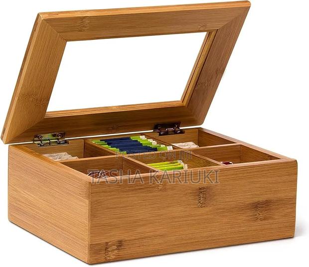 Bamboo Tea Bag Organiser