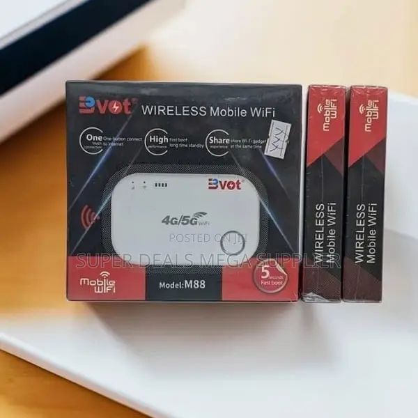 Plug N Play Connectivity Bvot 4G LTE Wi-Fi Portable Pocket Mifi Router