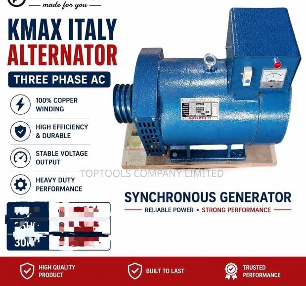 Italy Synchronous Generator Alternator 30hp 3phase - main view