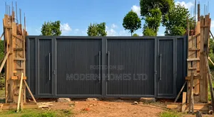 Matte Black Steel Gate - Premium Security With a Contemporary Design