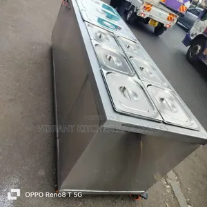 6-Insert Flat Commercial Food Warmer