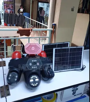 4 Lens Wireless Solar Camera With SD Card Recording