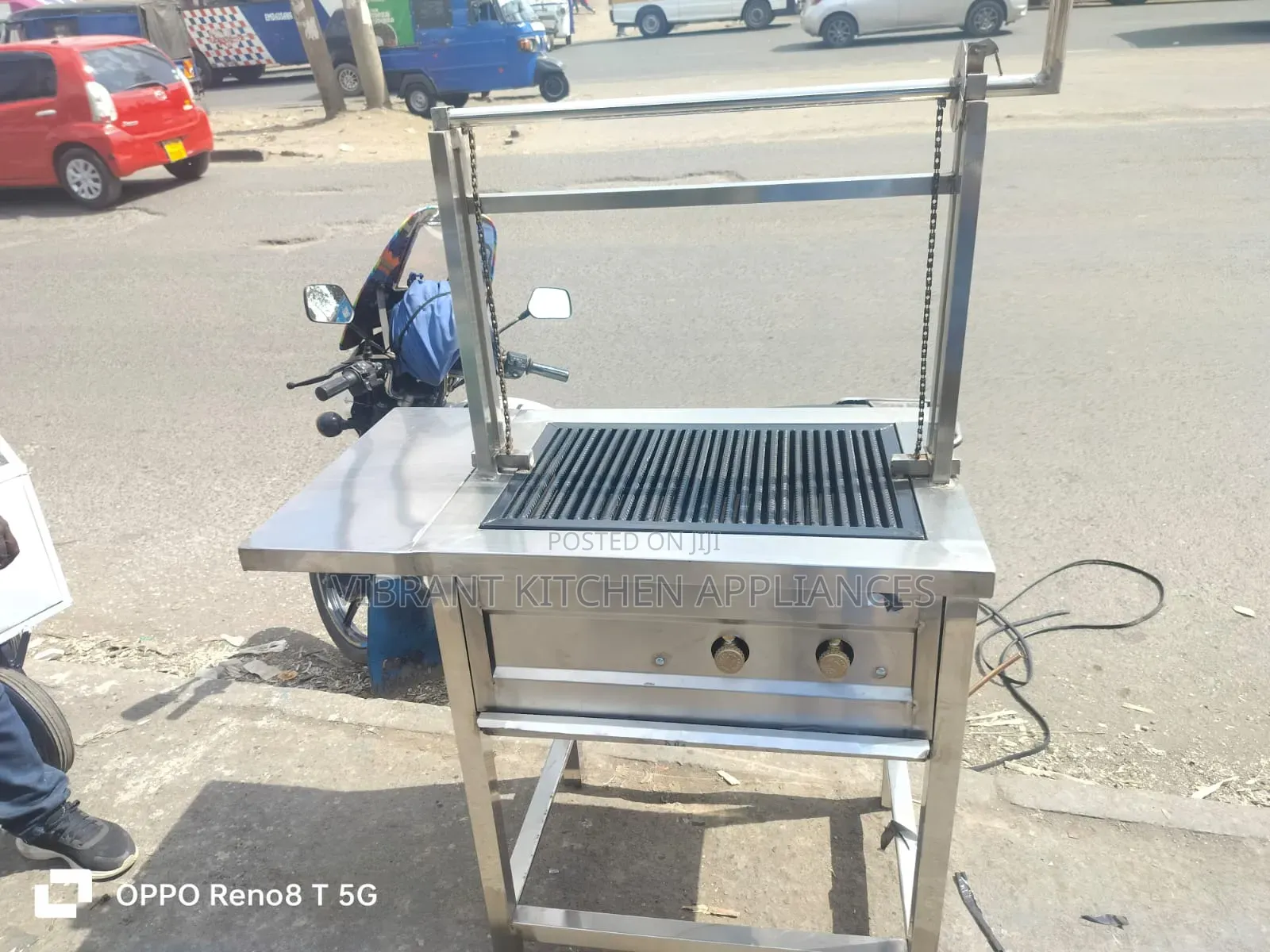 Small Adjustable Gas Grill