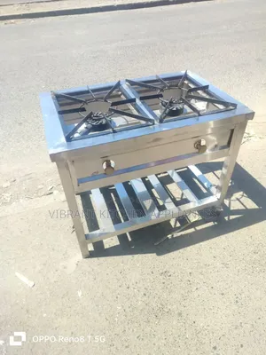 Commercial Dual Burner Gas Stove