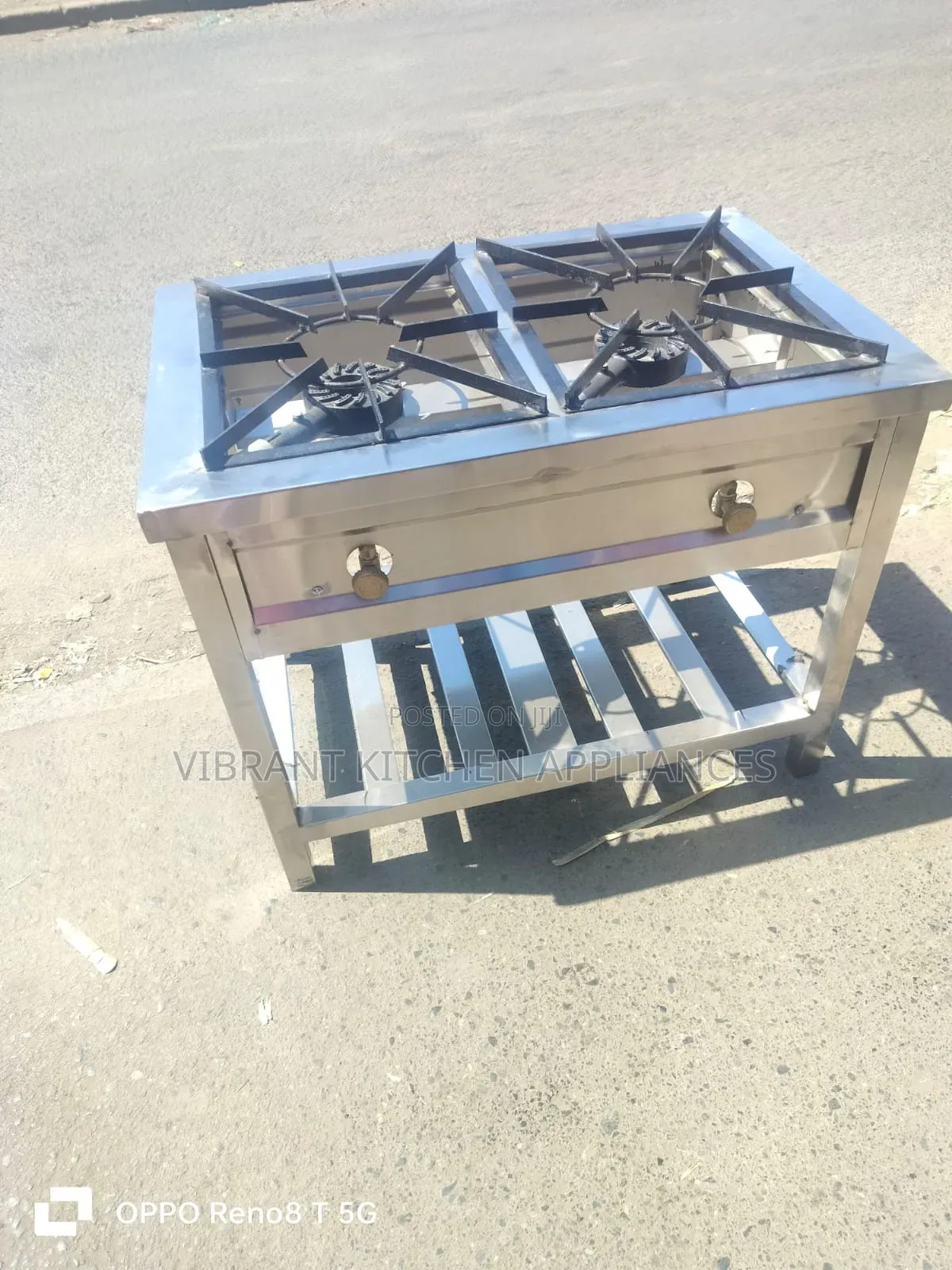 Commercial Dual Burner Gas Stove