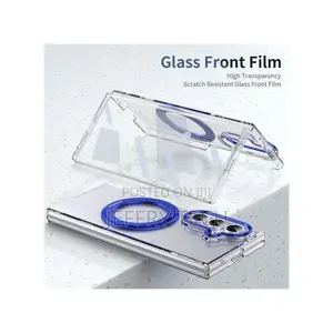 Samsung Galaxy Z Fold 5 VRINDIX Clear Magnetic Case With 360° Rotatin