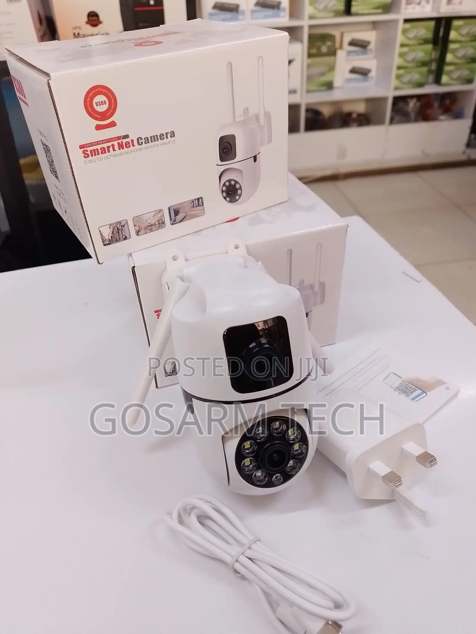 Wall Mounted V380 CCTV Bulb Camera – Motion Detection Night Vision