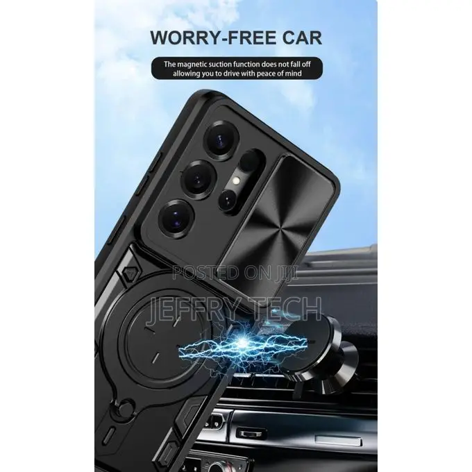 Samsung S26 Ultra Case Cover With Ring Holder Kickstand Camera Lens