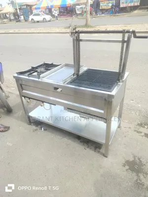 Combined Grill, Griddle Single Burner