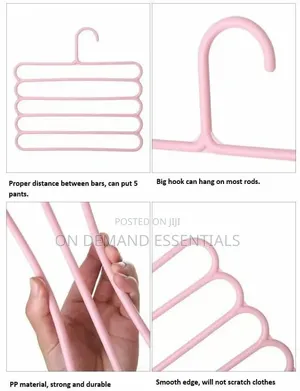 Multilayer S-Hangers 5 Layers, Set of 3pcs