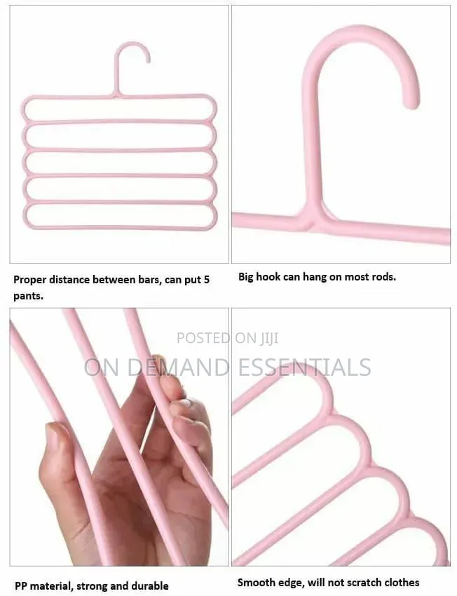Multilayer S-Hangers 5 Layers, Set of 3pcs