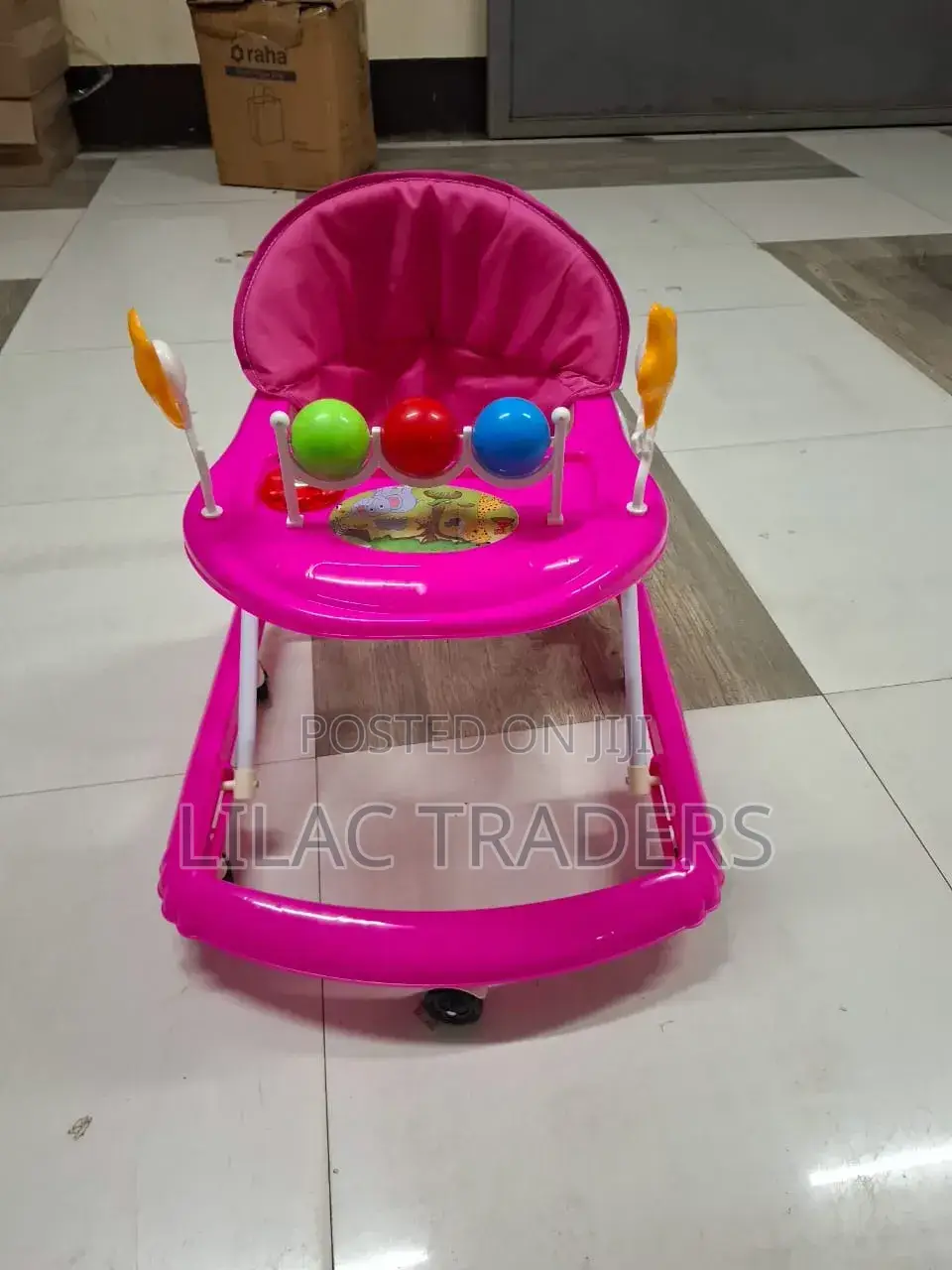 Foldable Baby Walker _ Pink