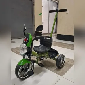 3-in-1 Baby Tricycle With Push Handle Music