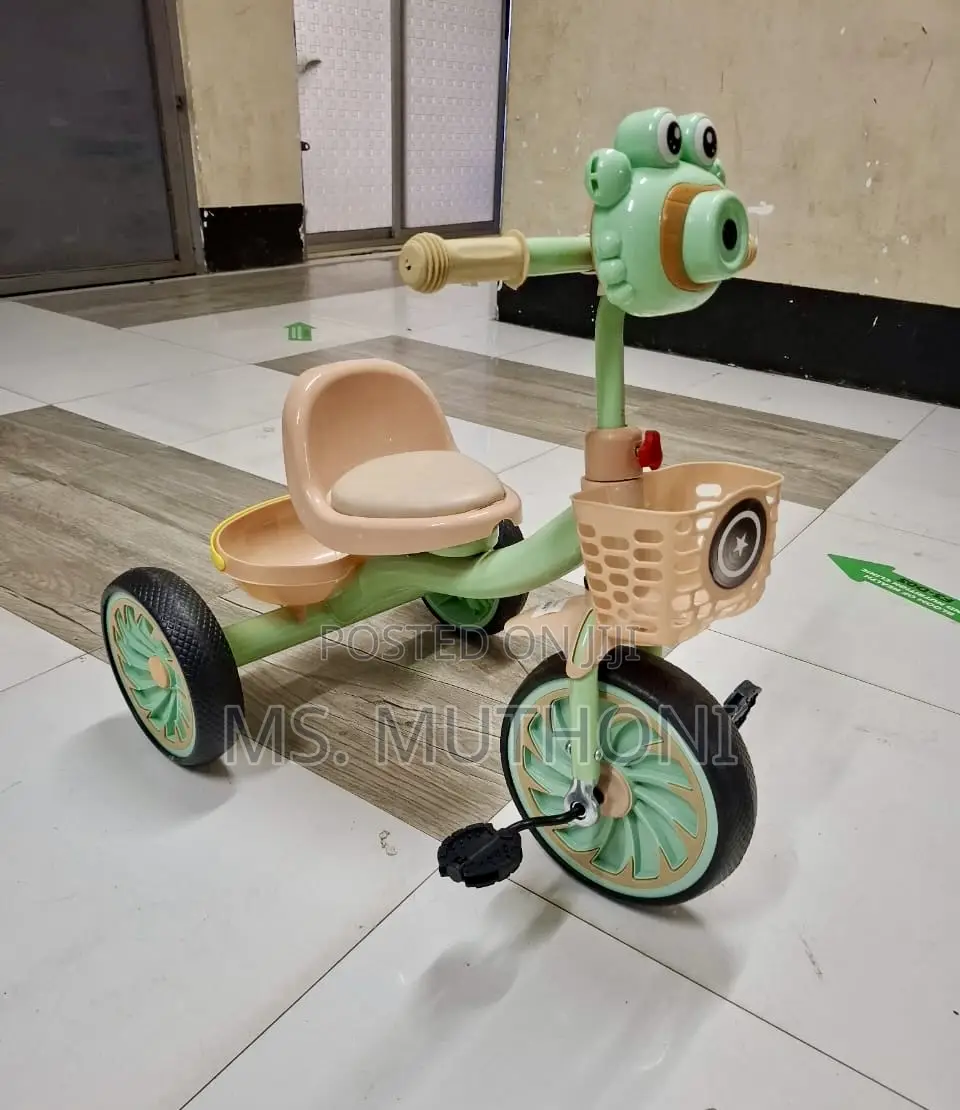Pastel Green / Peach Duck Tricycle