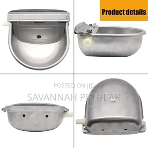 Drinking Waterer With Float Valve Water Trough for Horse, Goat, Cattle
