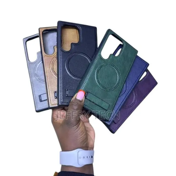 Samsung for Galaxy S24 Ultra Case With Stand, Luxury Business Genuin