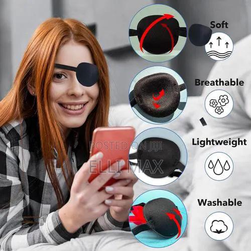 Eye Patch for Adults,Adjustable Lazy Piratel Eye Patch - thumbnail 2