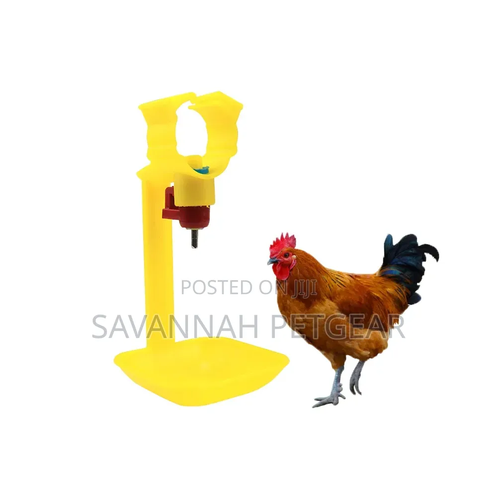 Automatic Yellow Chicken Nipple Drinkers With Hanging Cups-100 Pieces