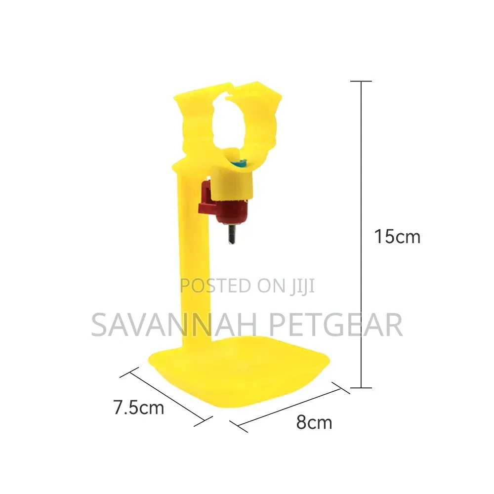 Automatic Yellow Chicken Nipple Drinkers With Hanging Cups-100 Pieces